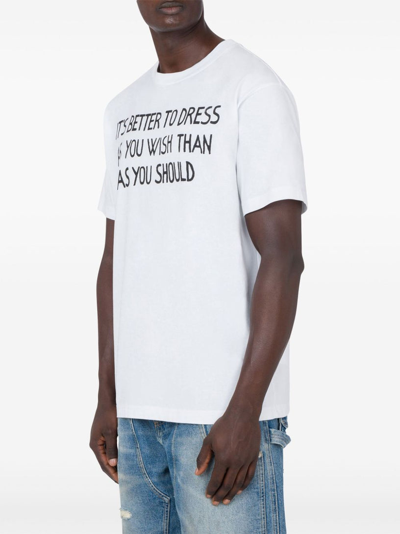 Message Print T-shirt