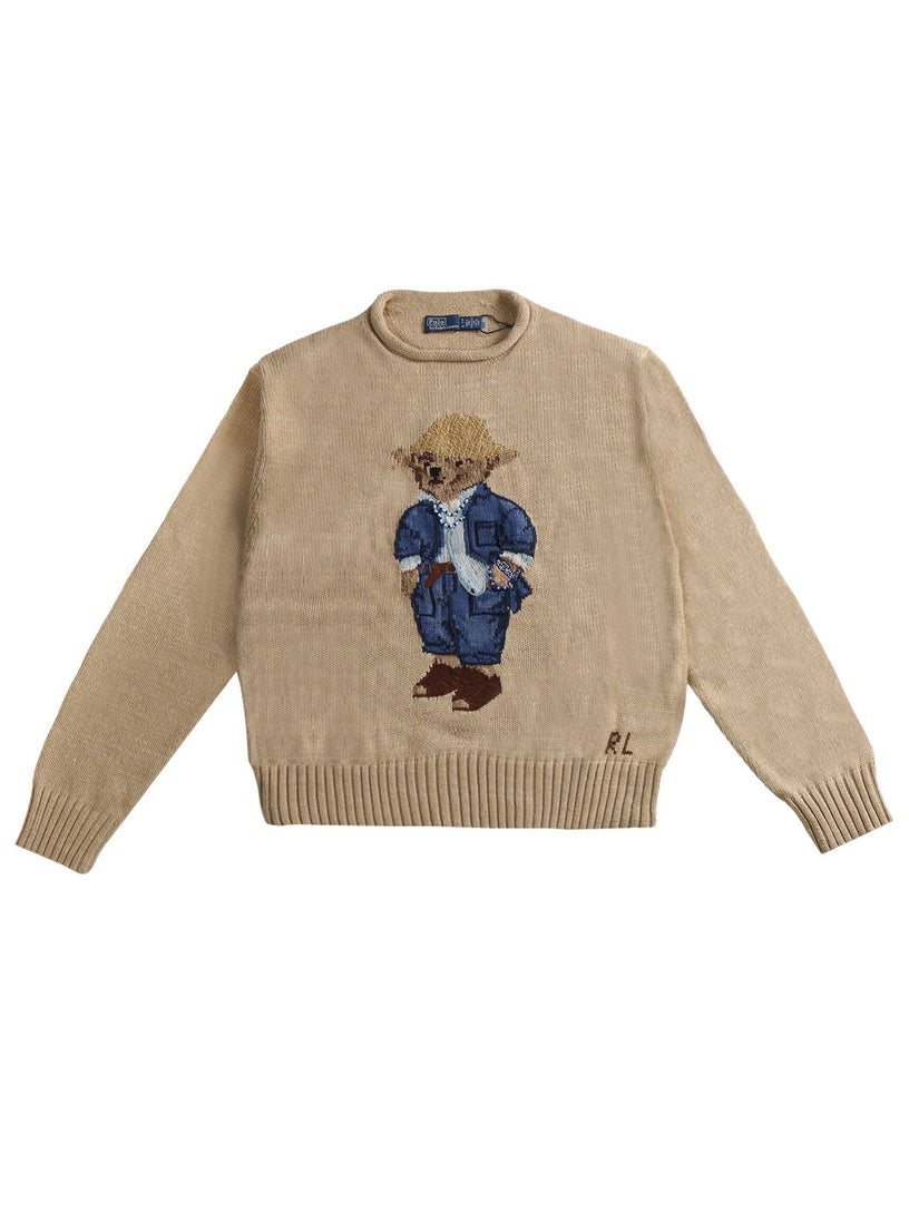 Polo Bear sweater with rolled neck