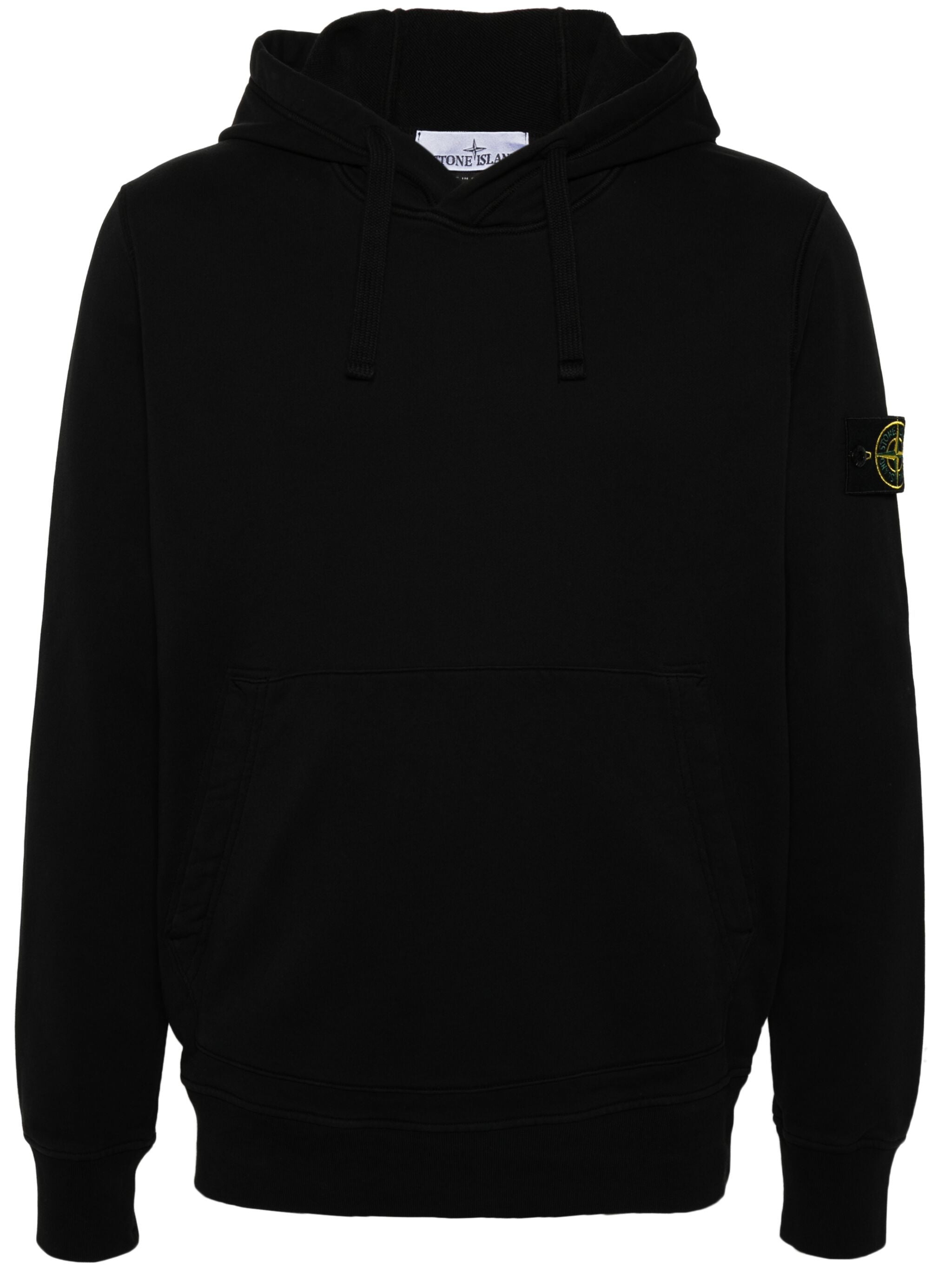 Cotton fleece sweatshirt STONE ISLAND Nero Grifo210