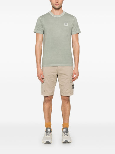 Bermuda shorts with badge