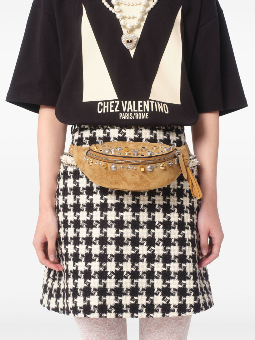 Jersey T-shirt with Chez Valentino print