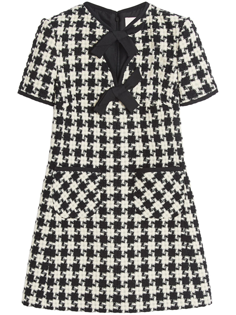 Damier Light Tweed Short Dress