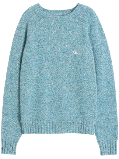 Wool crewneck sweater