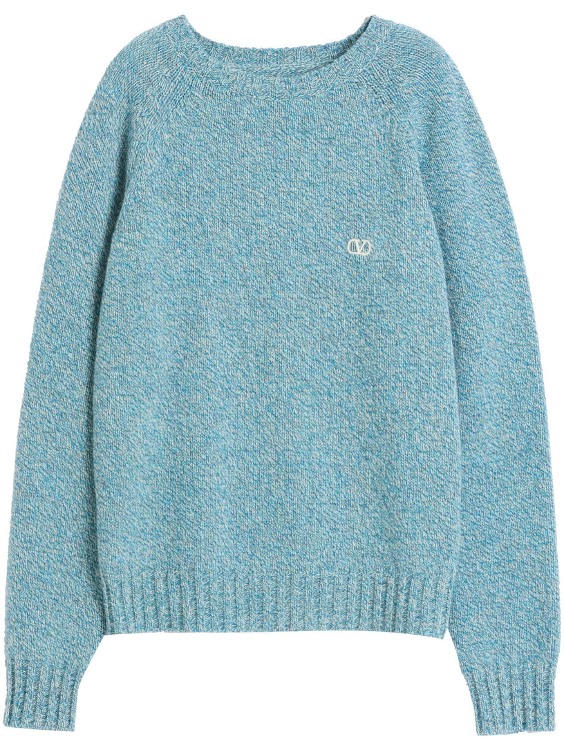 Wool crewneck sweater