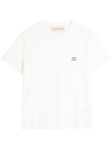 T-shirt with VLogo patch