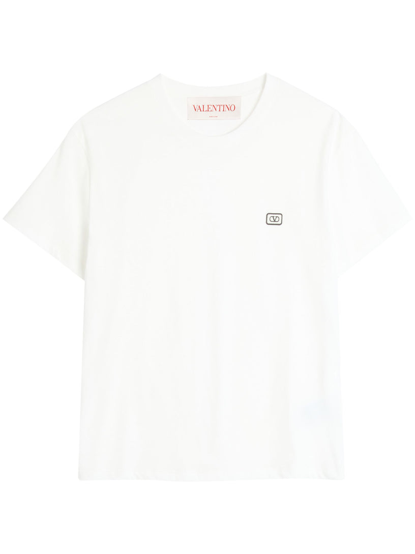 T-shirt with VLogo patch