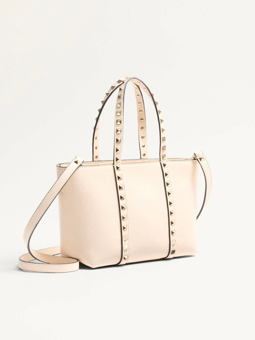 Rockstud small shopping bag