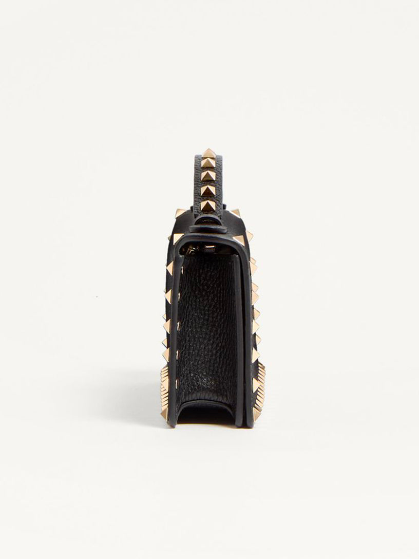 Rockstud wallet with chain