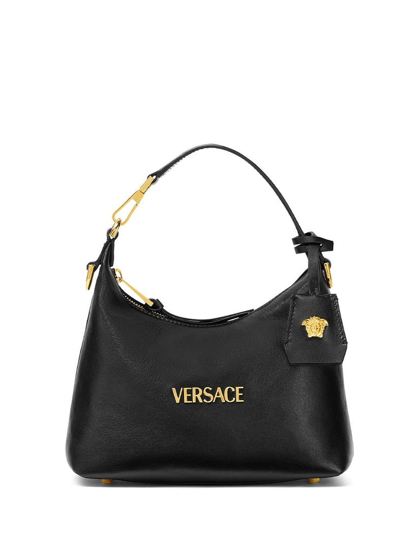 Versace Tag Hobo Handbag