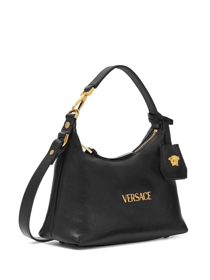 Versace Tag Hobo Handbag