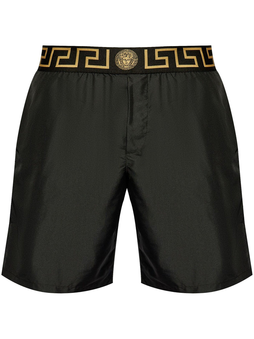 Swim shorts with Greca border