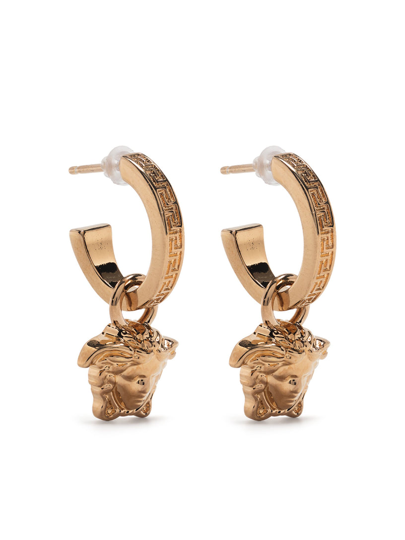 Greca Medusa hoop earrings