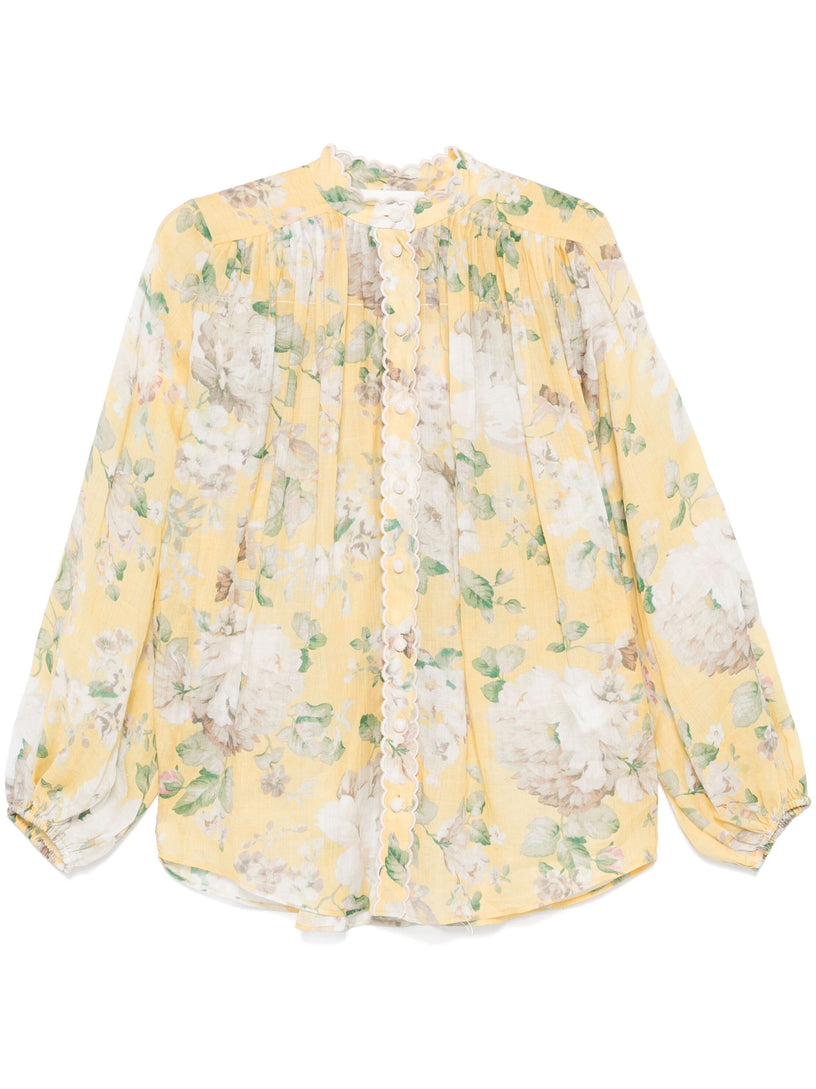 ZIMMERMANN Acacia scallop blouse