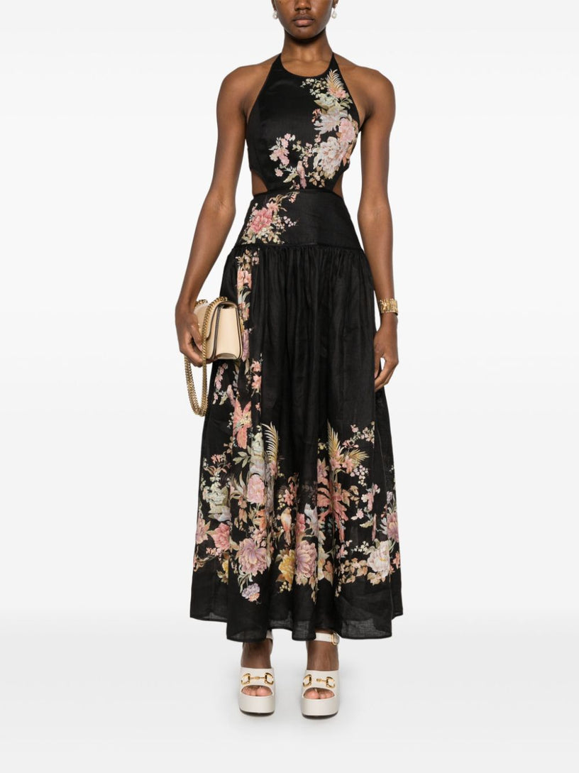 Tallow halter midi dress