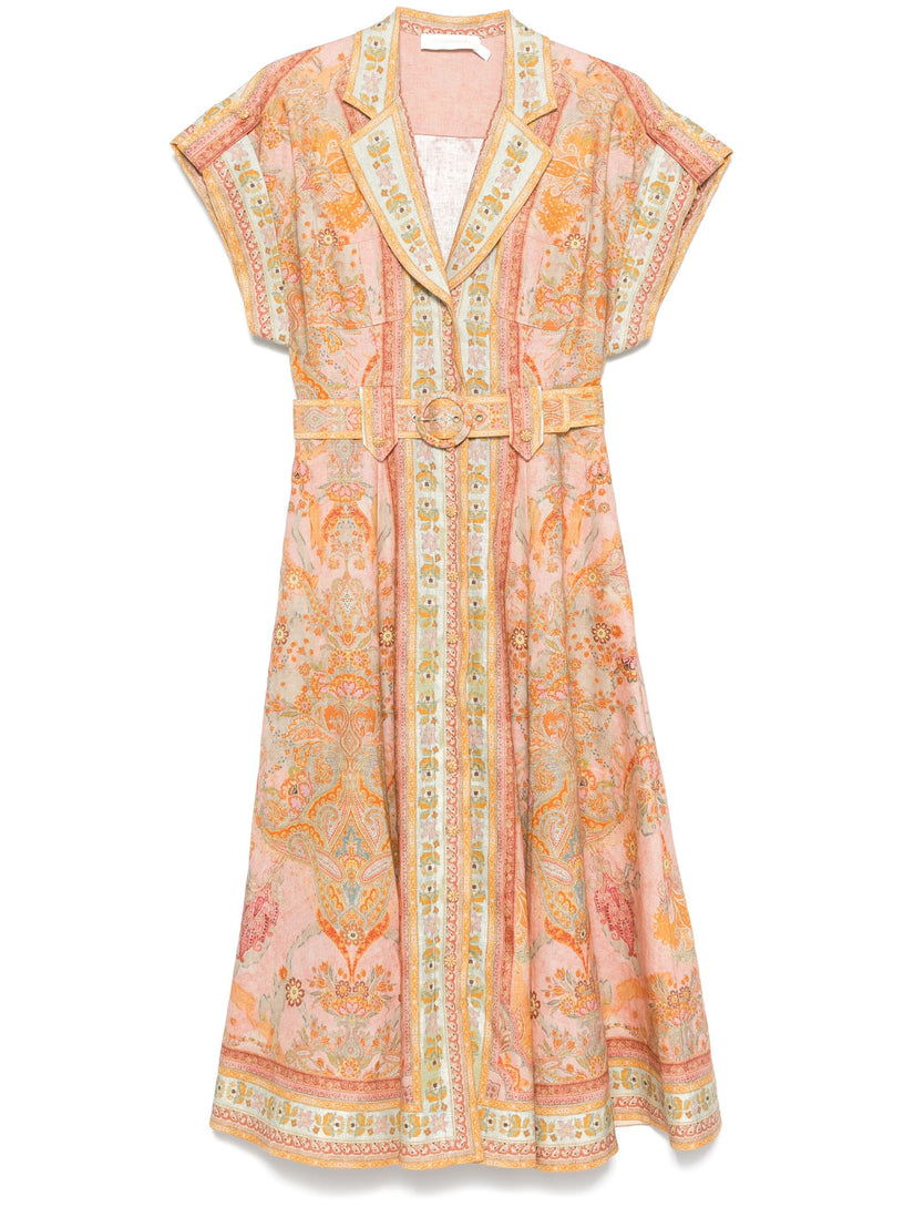 ZIMMERMANN Acacia midi shirt dress