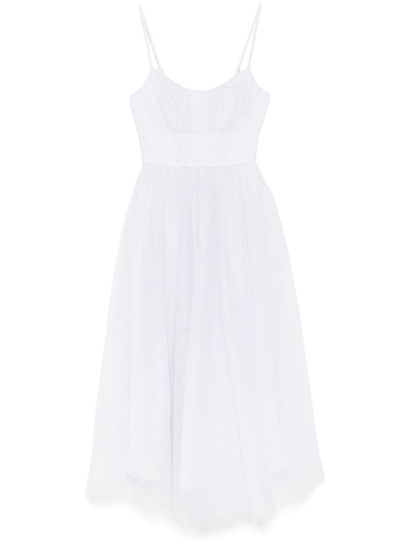 Tulle midi dress