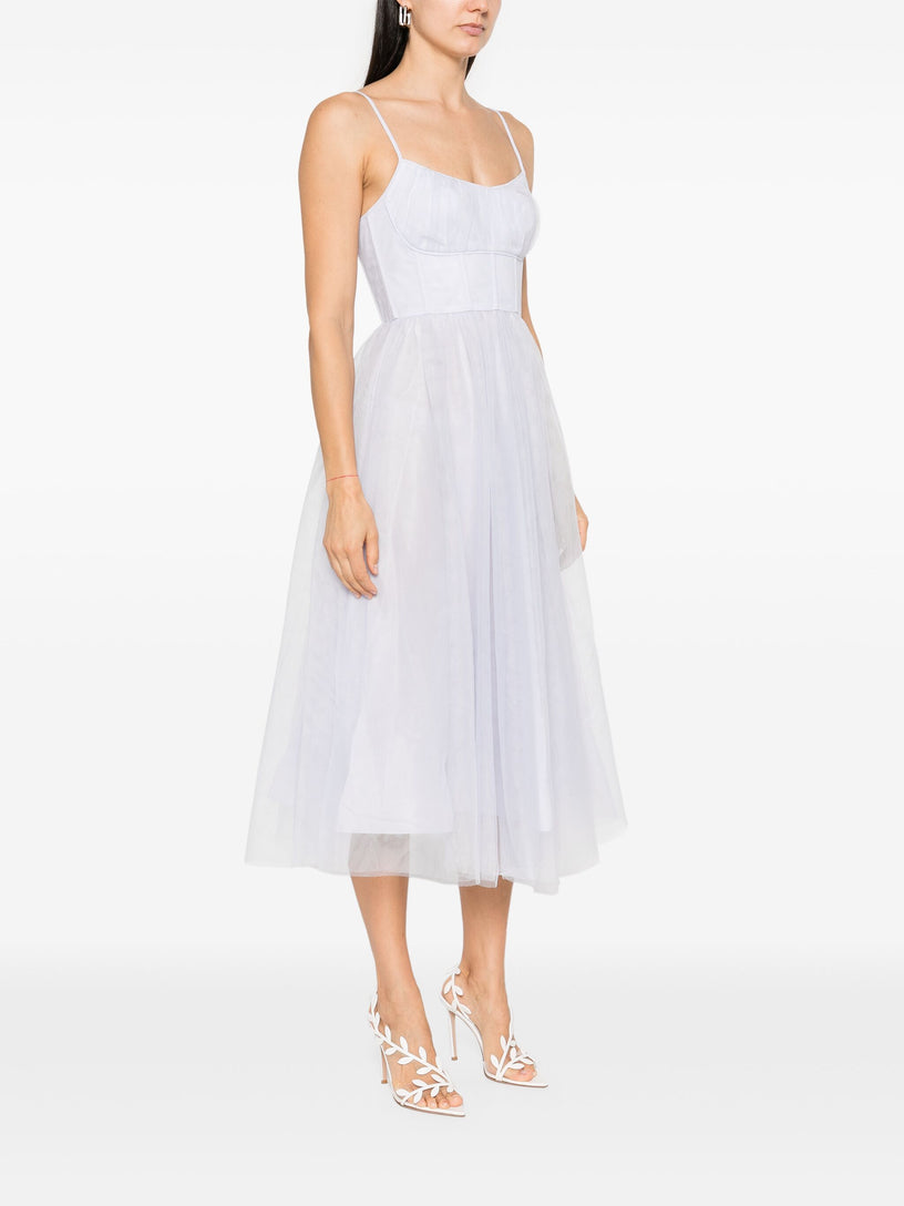 Tulle midi dress