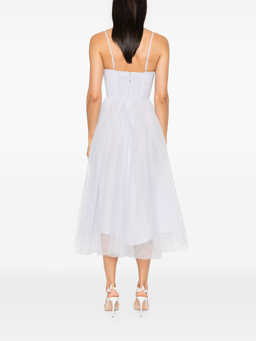 Tulle midi dress