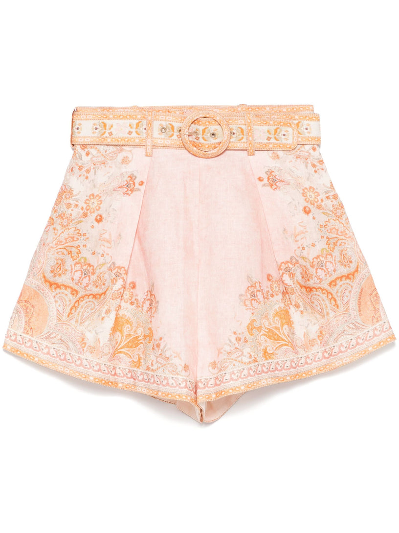 ZIMMERMANN Acacia tuck shorts