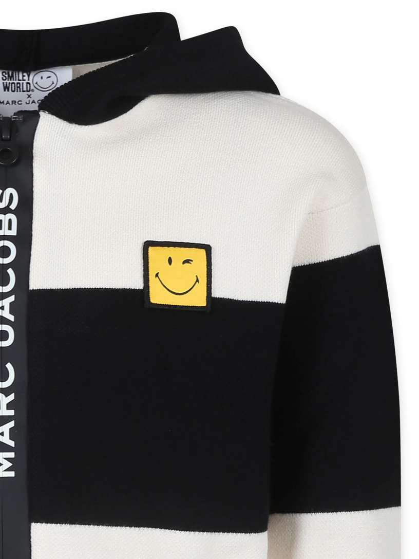 Cardigan Smiley a righe