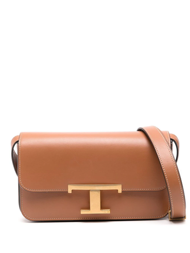 T Timeless Shoulder Bag in Micro Leather