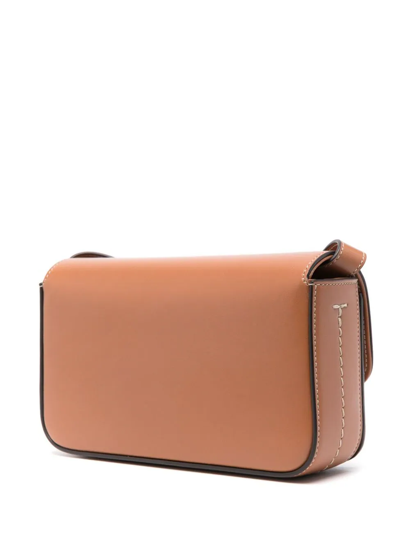 T Timeless Shoulder Bag in Micro Leather