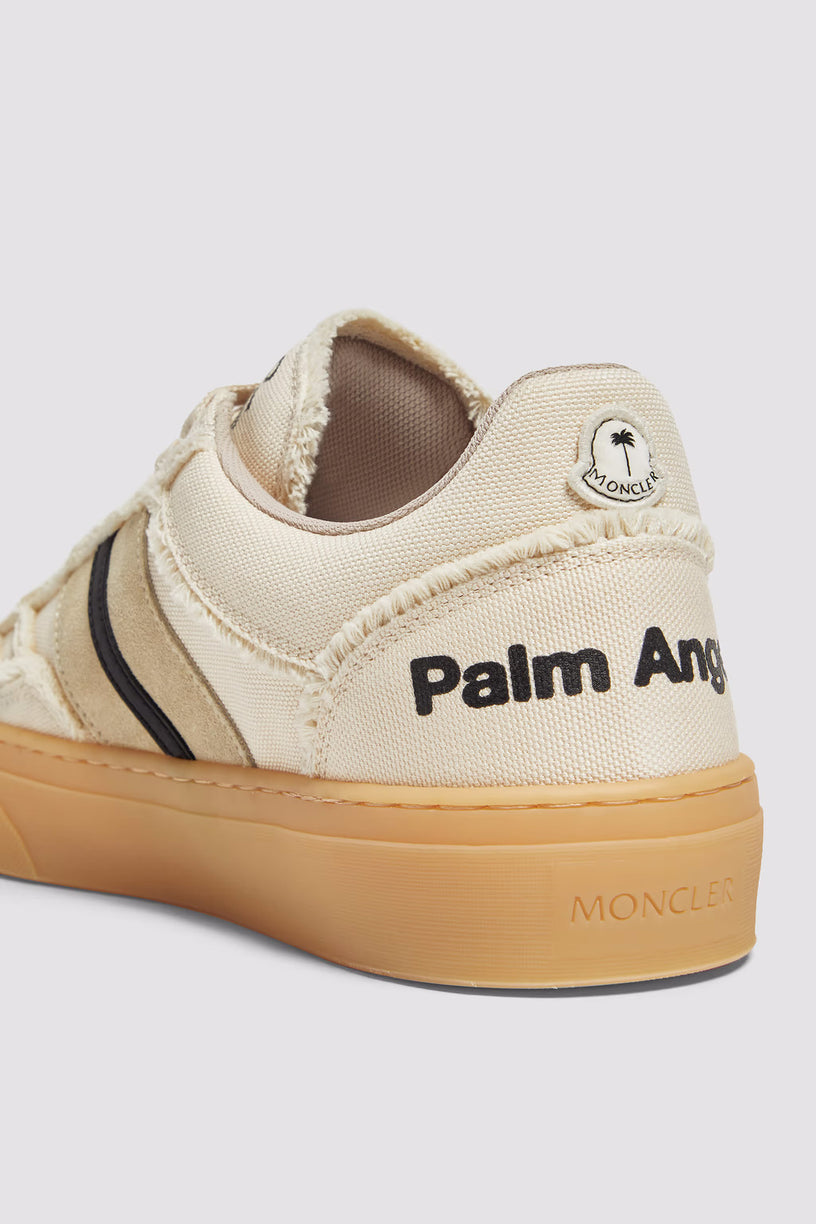 Moncler x Palm Angels Monaco2 canvas and suede sneaker