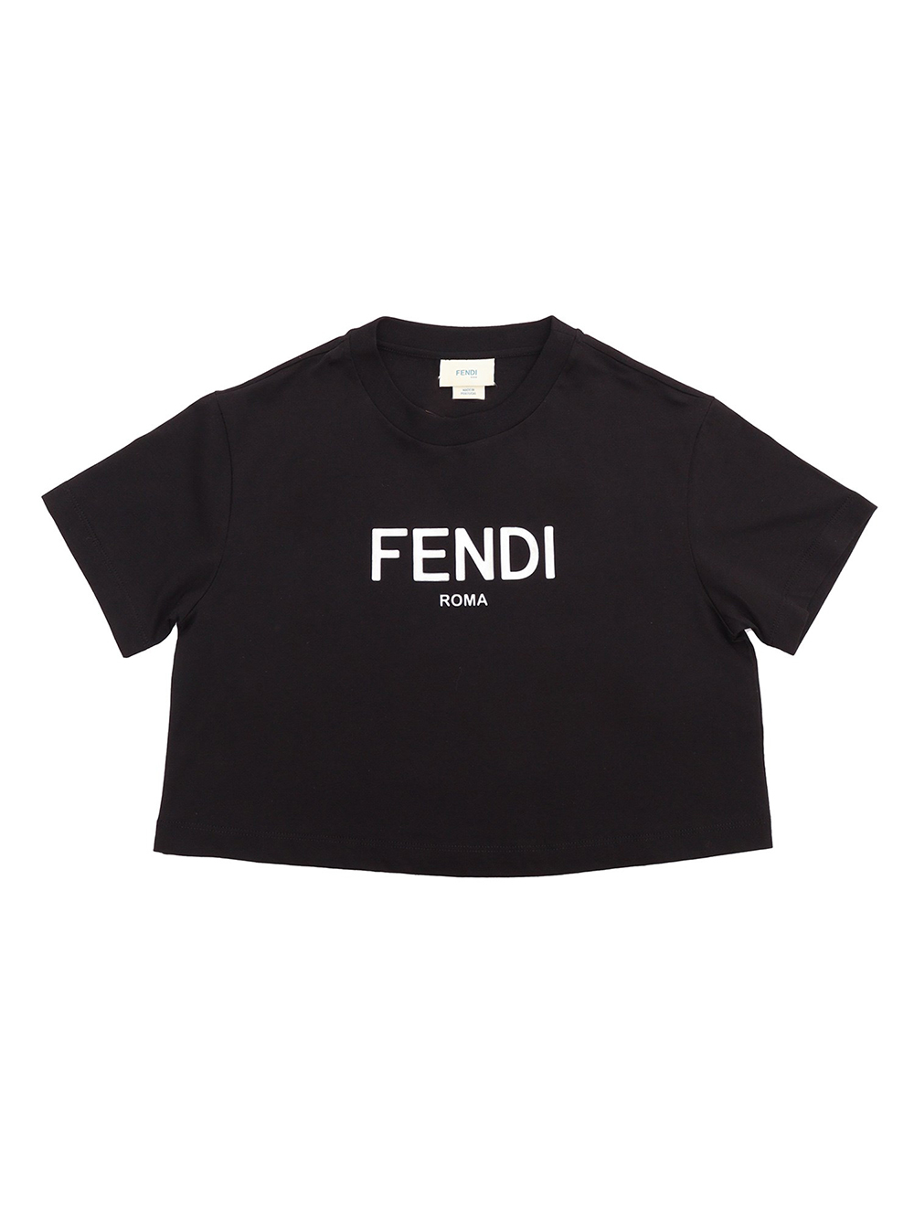 Fendi T-shirt  Roma In Black