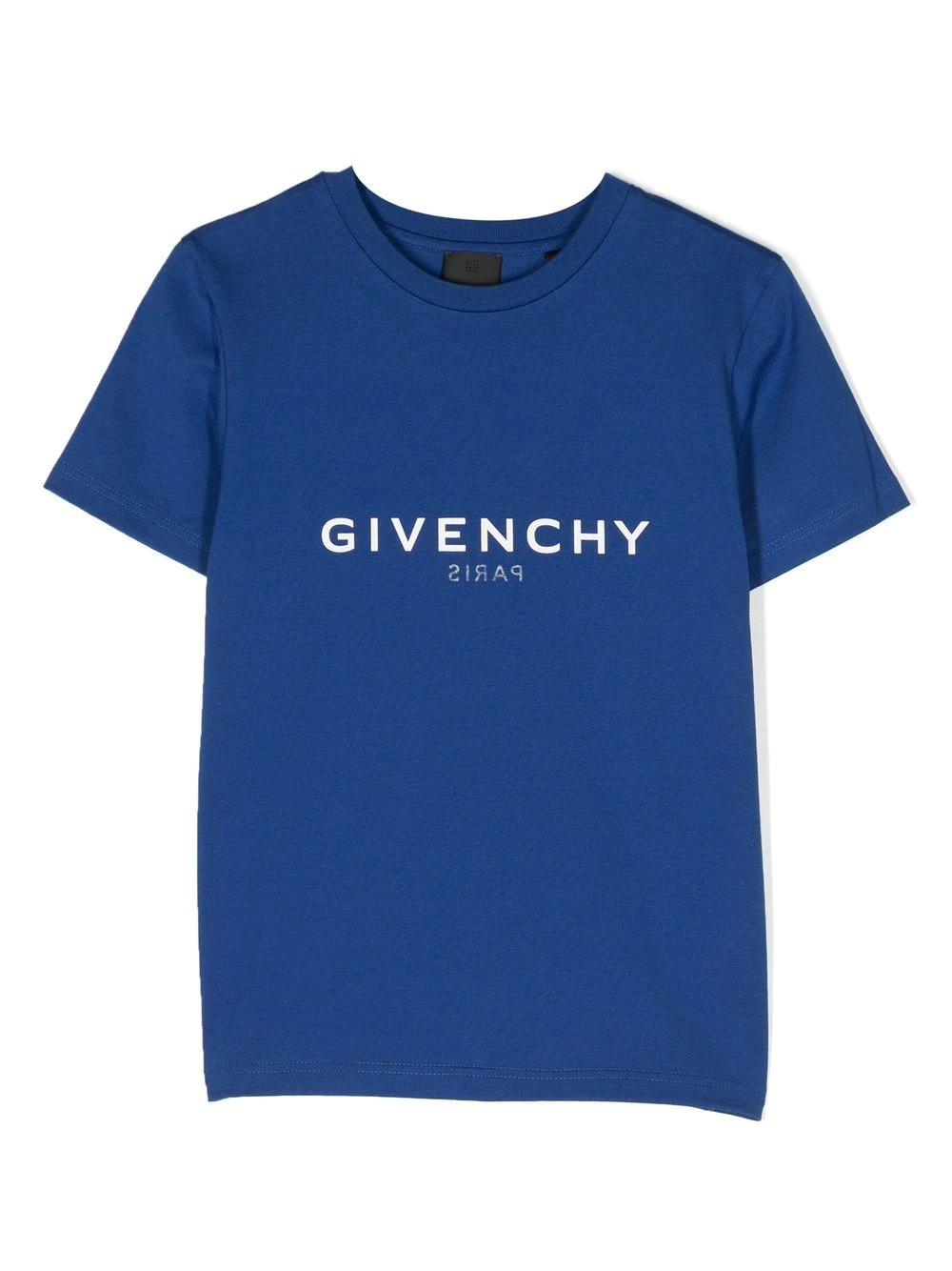 Givenchy Boys Blue Cotton Logo T-shirt