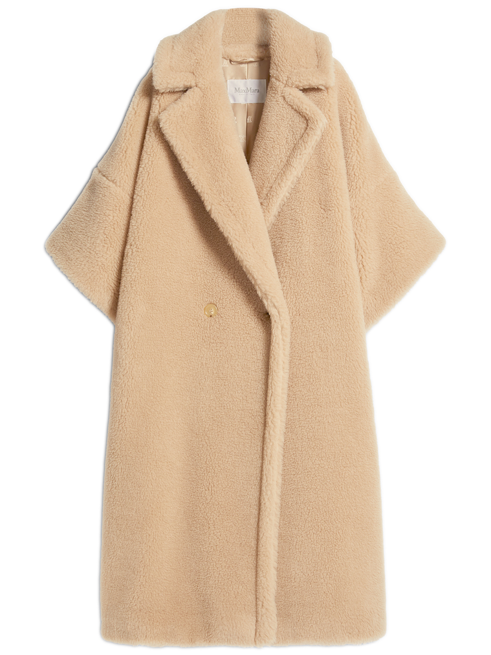 Max Mara Primo Oversized Camel Hair And Silk-blend Coat In Neutral