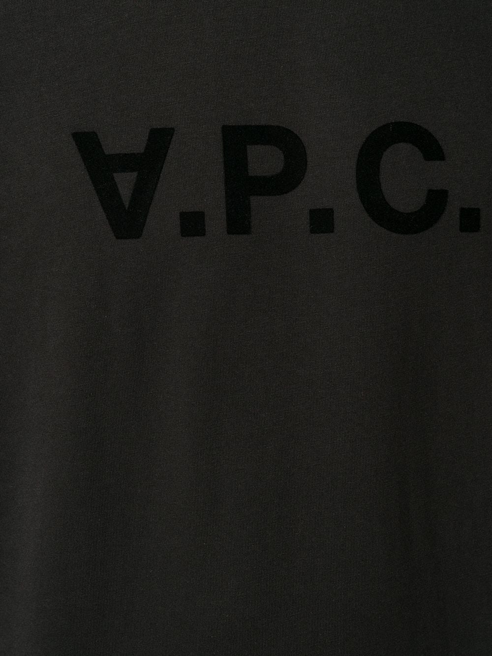 Shop Apc T-shirt V.p.c. In Black