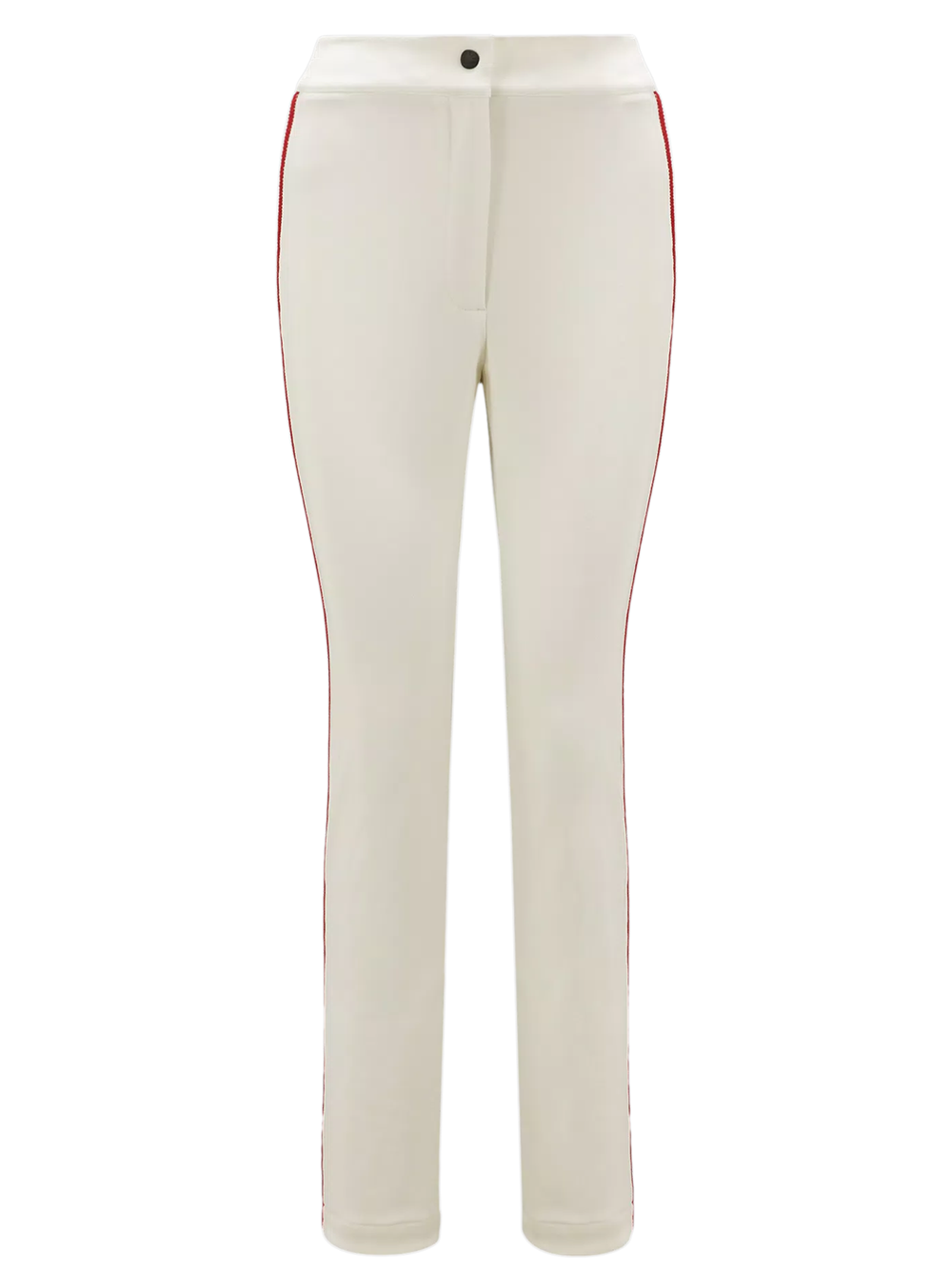 Moncler Pantaloni Con Finiture Tricolore In White