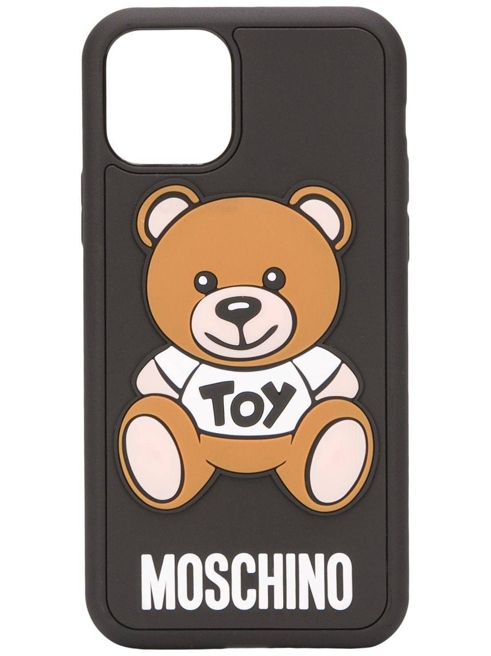 Moschino Black Teddy Bear Iphone 11 Pro Max Case In 1555