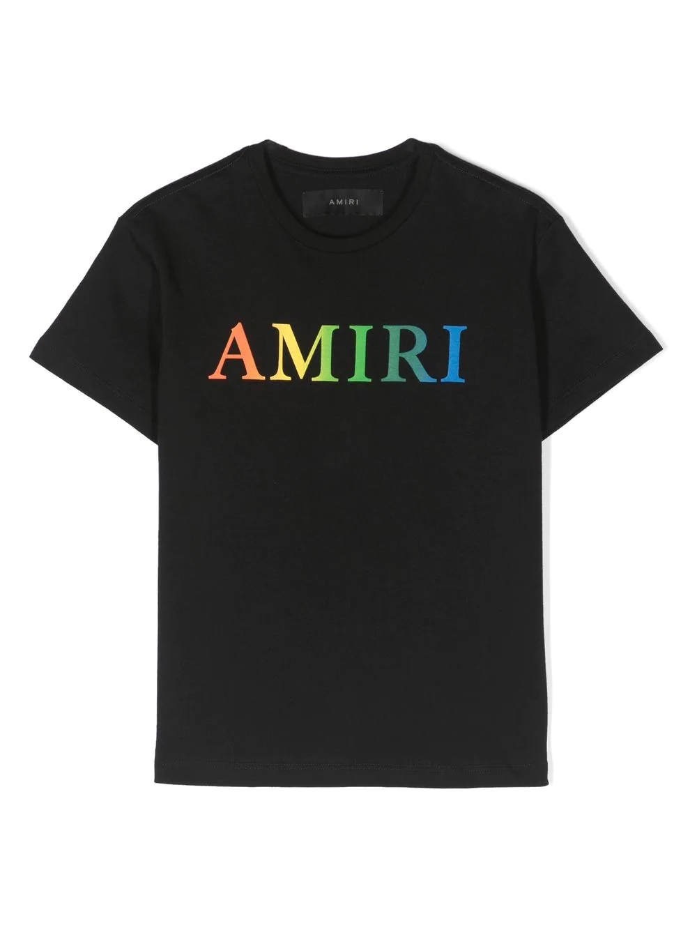 Amiri Rainbow T-shirt In Black