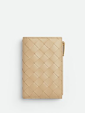 Medium bi-fold zip wallet