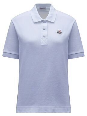 Polo shirt with moncler logo