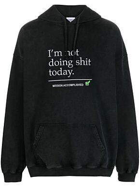 Not doing shit today hoodie