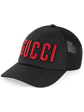 Baseball hat with gucci patch