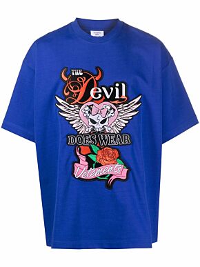 Devil wears vetements patched t-shirt