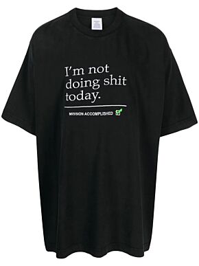 Not doing shit today t-shirt