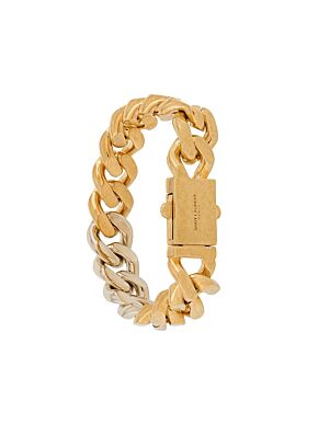Two-tone chain bracelet