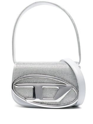1dr iconic shoulder bag in satin and crystals