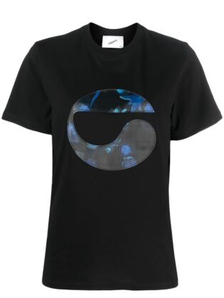 Holographic logo boxy t-shirt