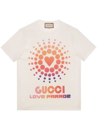 T-shirt with 'gucci love parade'