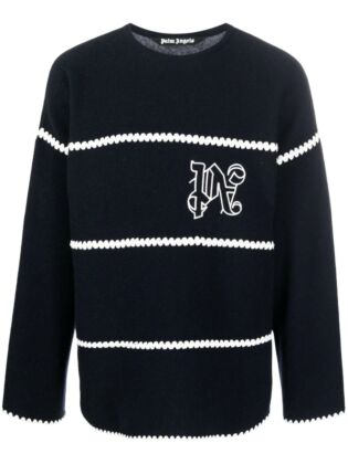 Monogram striped sweater